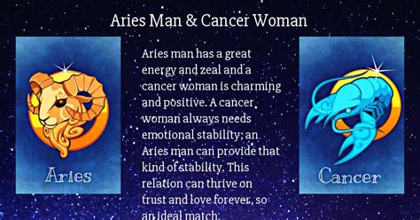 aries dating cancer man